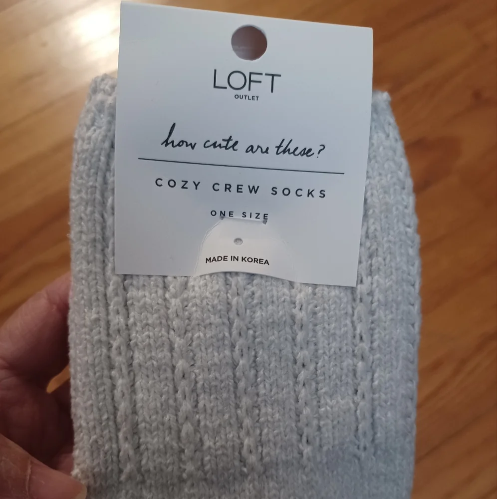 NWT LOFT MARLED CREW SOCKS ONE SIZE - Picture 3 of 5